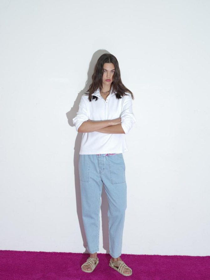 Xirena Pants & Jumpsuits | Women Light Blue Mercer Denim Pant