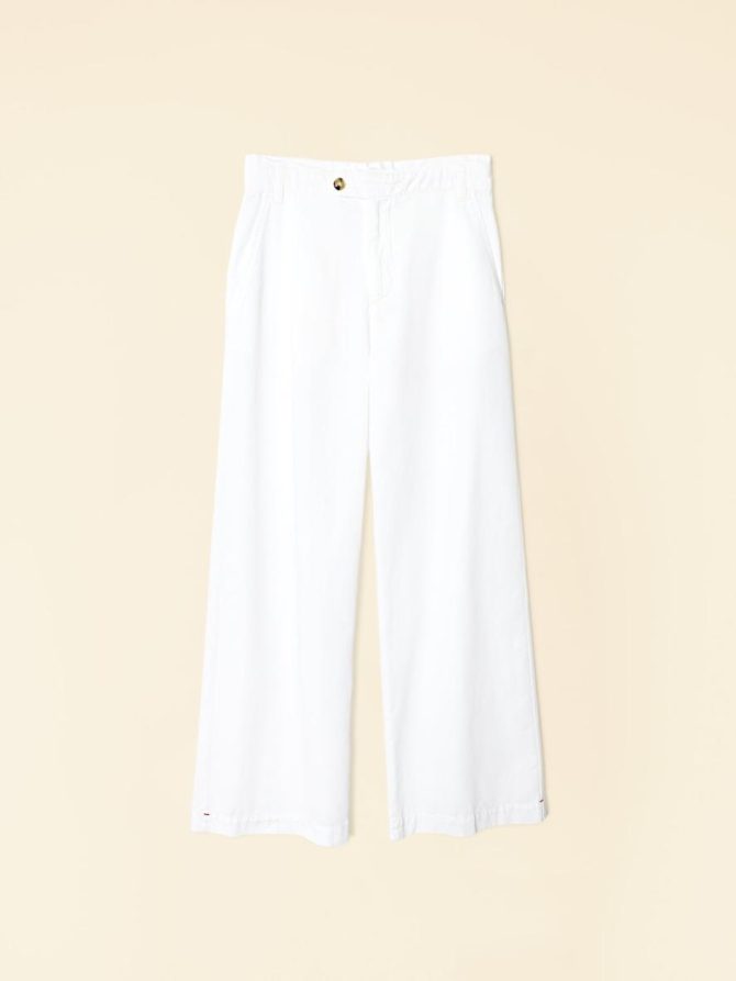 Xirena Pants & Jumpsuits | Women White Ledger Twill Pant