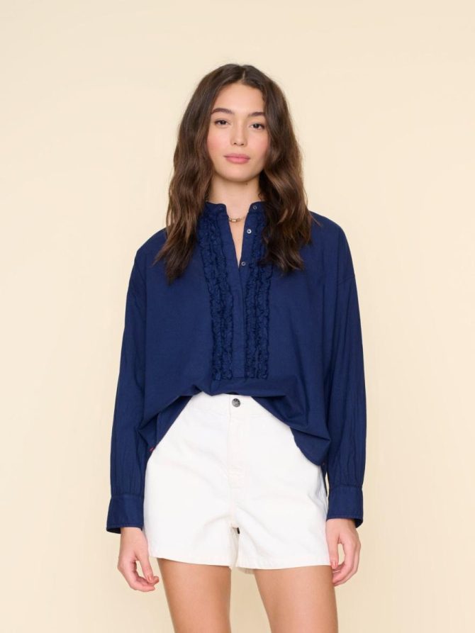 Xirena Tops | Women Navy Sheridan Top