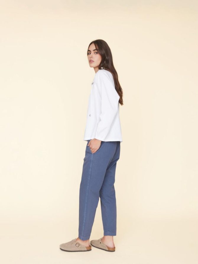 Xirena Pants & Jumpsuits | Women Washed Bleu Rex Twill Pant