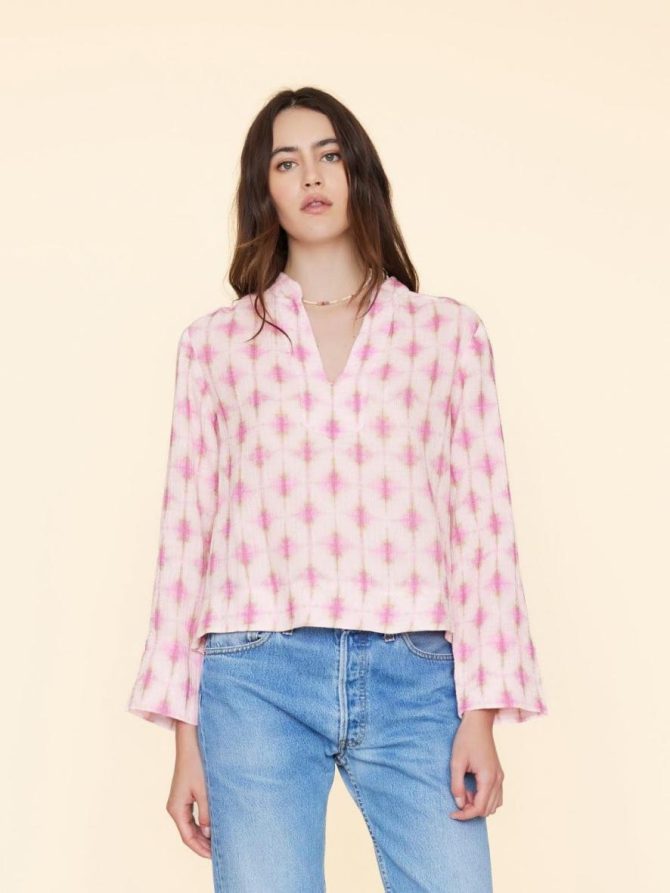 Xirena Tops | Women Pink Twinkle Madden Top