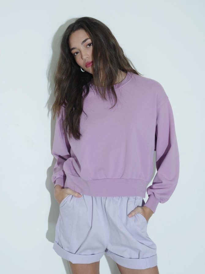 Xirena Sweats & Tees | Women Dusty Lavender Huxley Sweatshirt