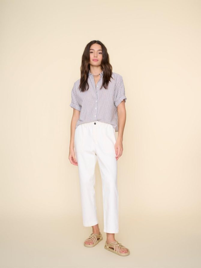 Xirena Pants & Jumpsuits | Women White Mercer Denim Pant