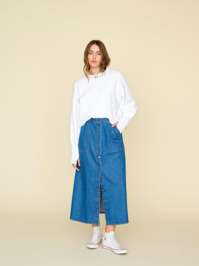 Xirena Dresses & Skirts | Women Maritime Gerri Denim Skirt