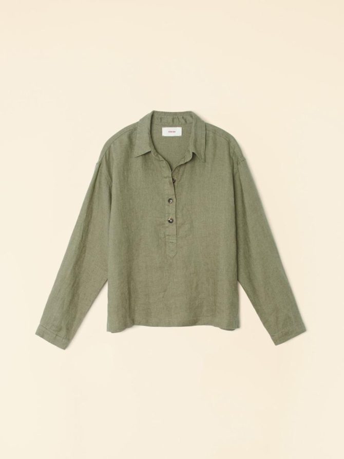 Xirena Tops | Women Mossy Booker Top