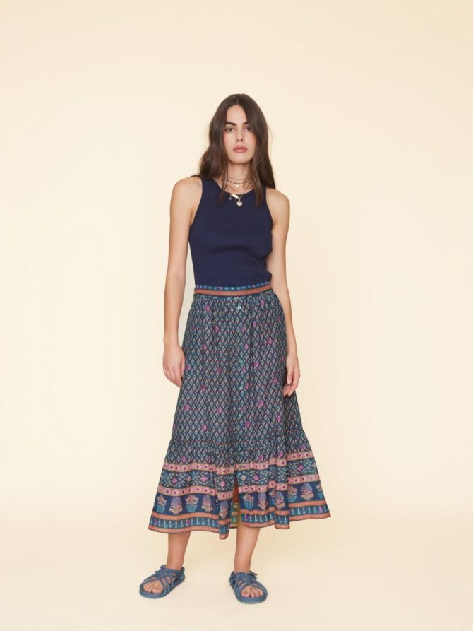 Xirena Dresses & Skirts | Women Navy Posey Taryn Skirt