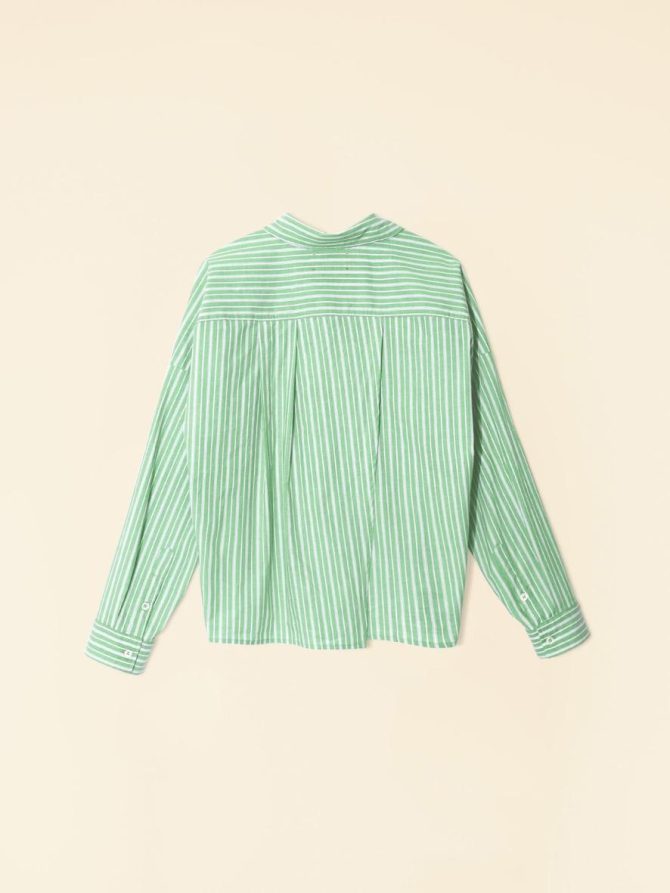 Xirena Shirts | Women Matcha Stripe Riley Shirt