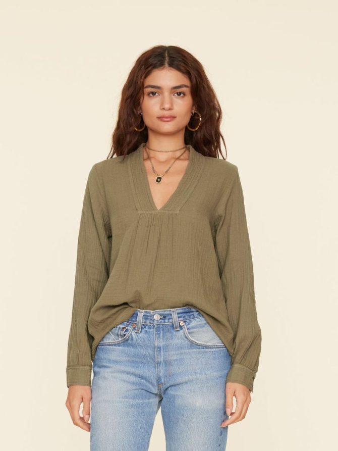 Xirena Tops | Women Old Sage Hutton Top