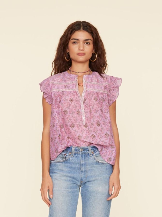 Xirena Tops | Women Pink Posey Bria Top