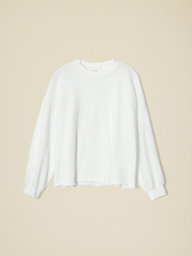 Xirena Sweats & Tees | Women White Honor Sweatshirt