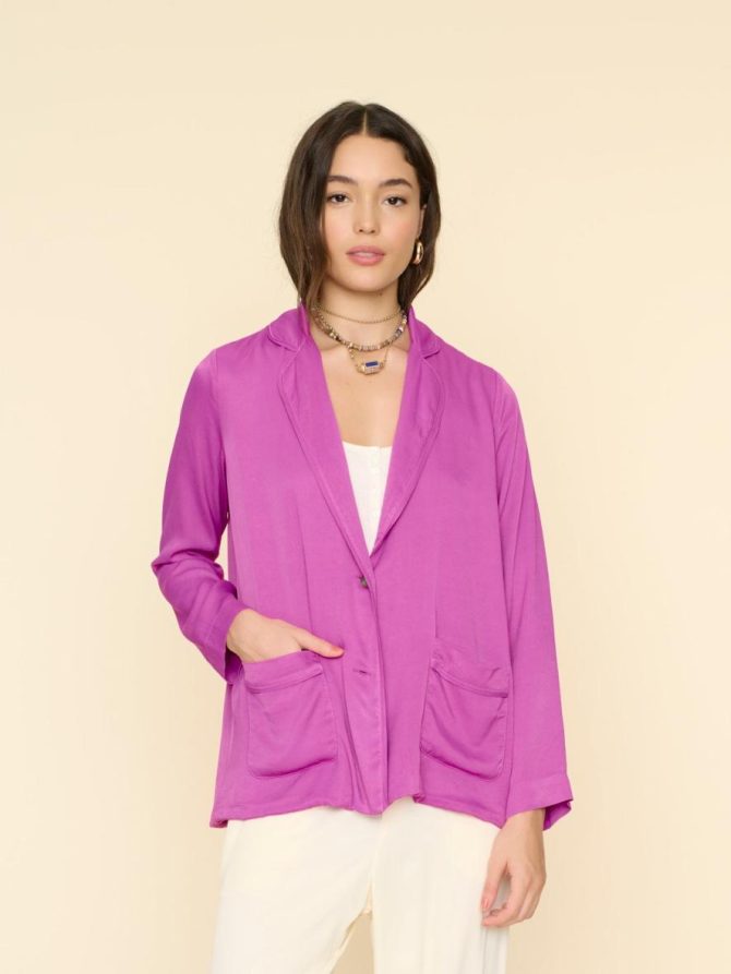 Xirena Sweaters & Jackets | Women Vivid Magenta Walker Blazer