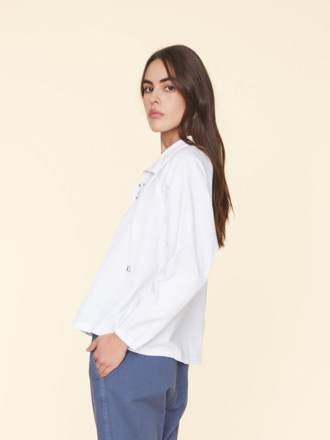 Xirena Tops | Women White Oaklee Twill Top