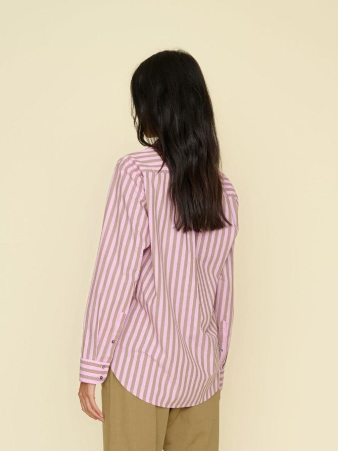 Xirena Shirts | Women Fig Stripe Beau Shirt