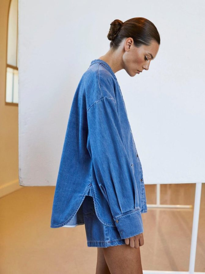 Xirena Sweaters & Jackets | Women Mid Blue Reeves Denim Jacket