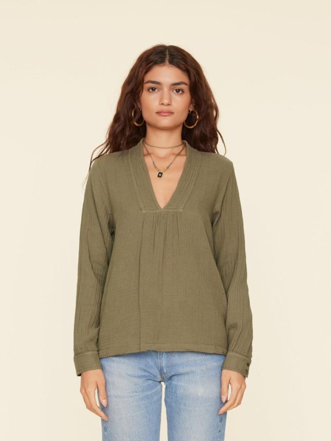 Xirena Tops | Women Old Sage Hutton Top