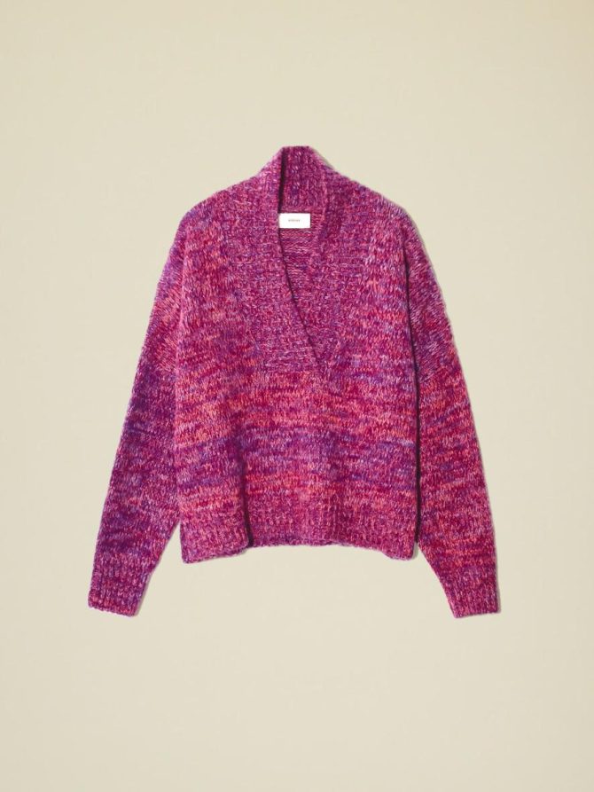 Xirena Sweaters & Jackets | Women Magenta Marble Keyes Sweater