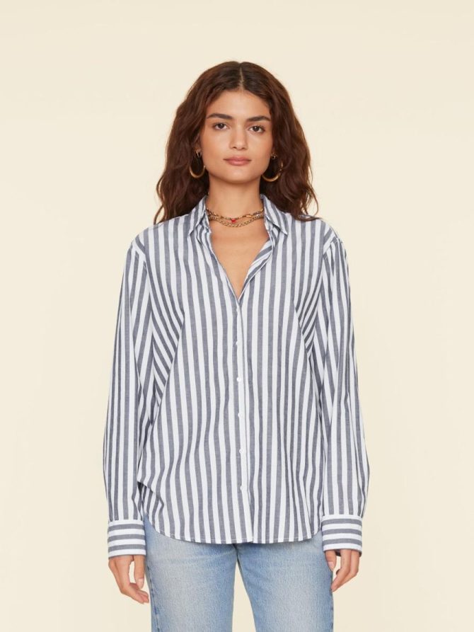 Xirena Shirts | Women Twilight Stripe Beau Shirt