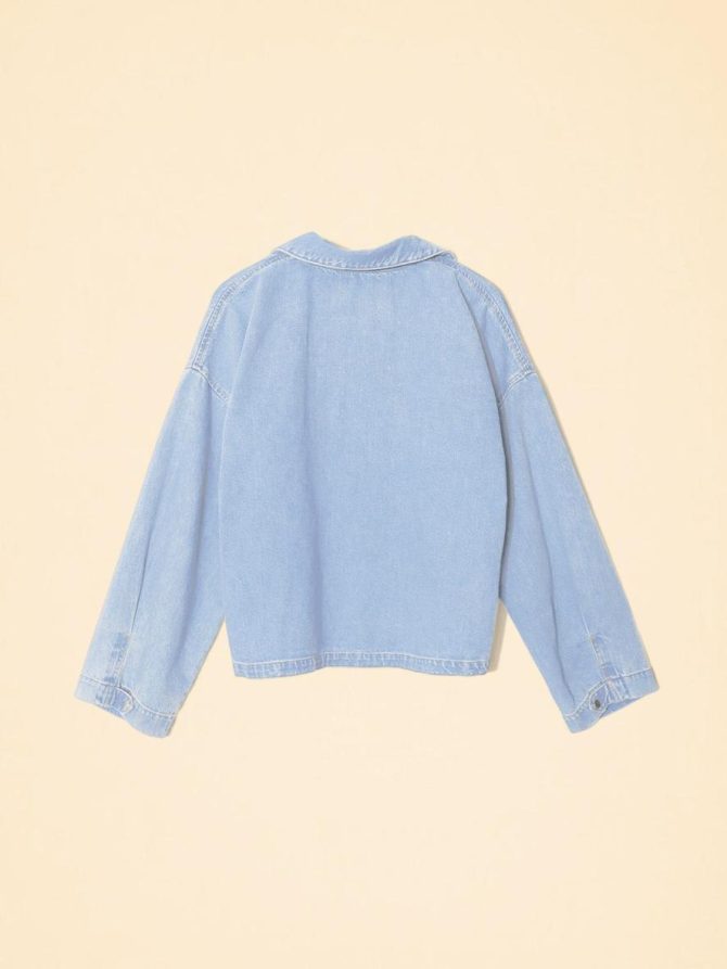 Xirena Tops | Women Light Blue Abbott Denim Top