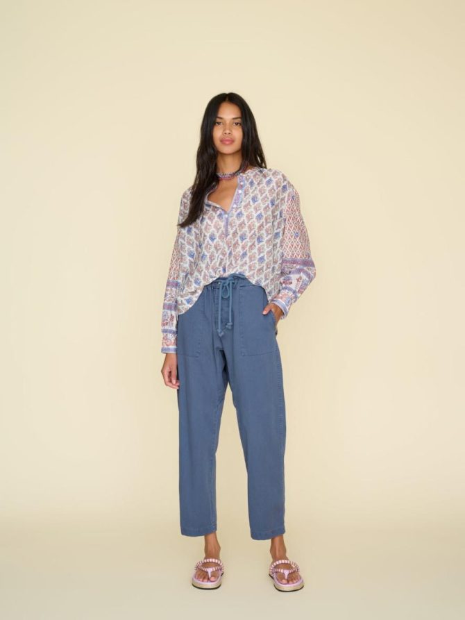 Xirena Pants & Jumpsuits | Women Washed Bleu Eliott Twill Pant