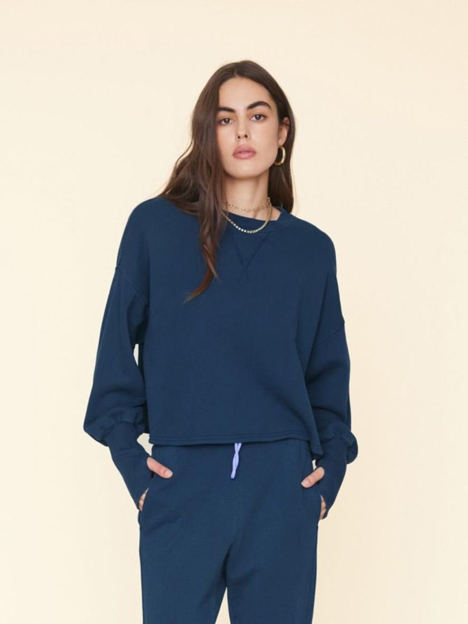 Xirena Sweats & Tees | Women Rain Blue Kimble Sweatshirt