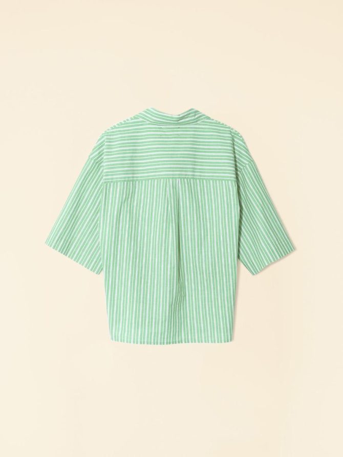 Xirena Shirts | Women Matcha Stripe Gracie Shirt