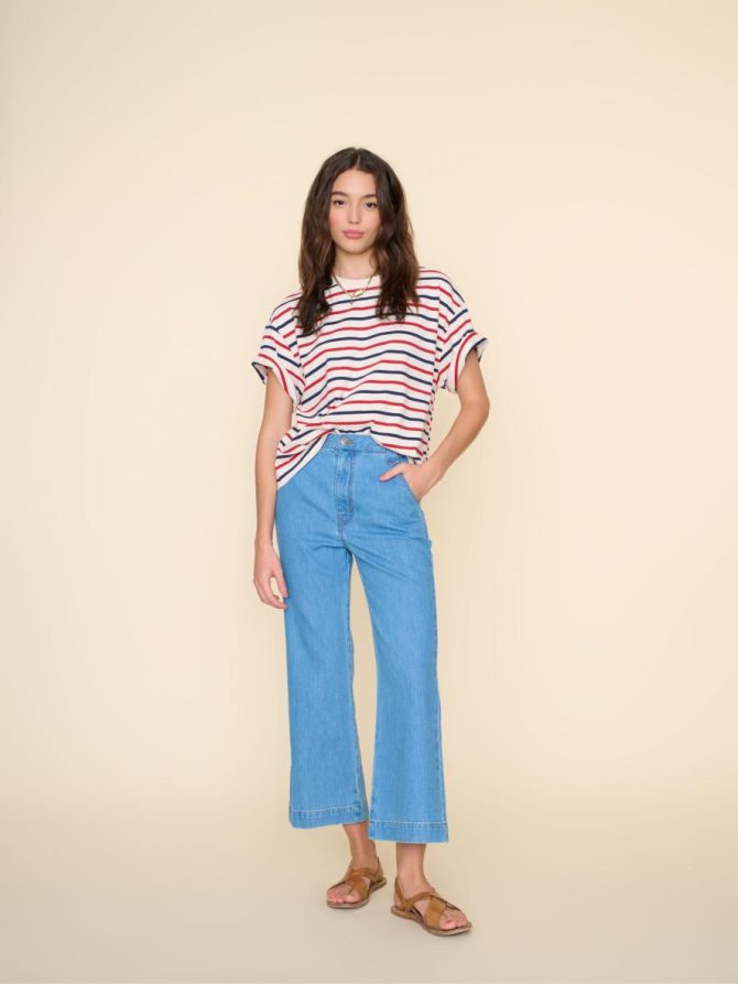 Xirena Pants & Jumpsuits | Women Mid Blue Corbin Denim Pant