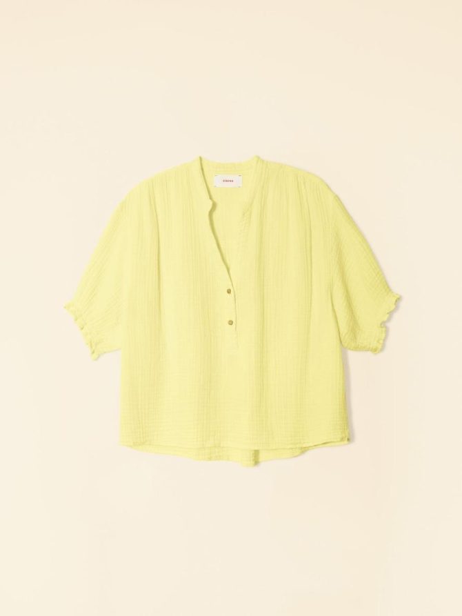 Xirena Tops | Women Pale Yellow Taye Top