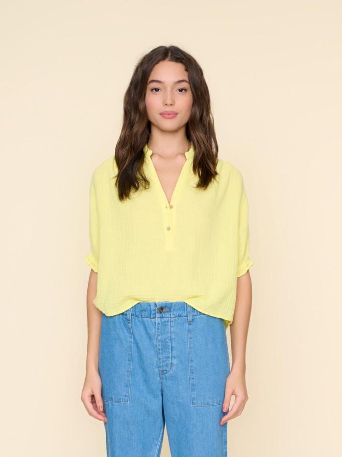 Xirena Tops | Women Pale Yellow Taye Top