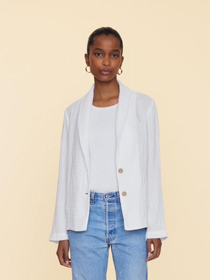 Xirena Sweaters & Jackets | Women White Cullen Blazer