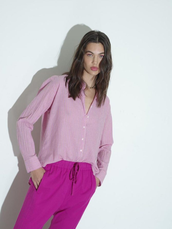 Xirena Shirts | Women Rose Dawn Stripe Beau Shirt