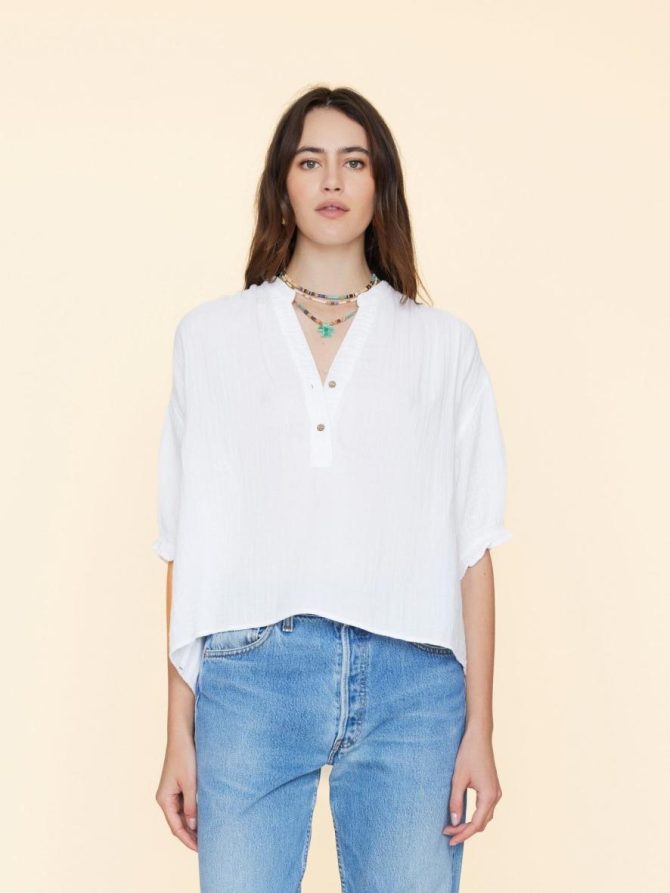 Xirena Tops | Women White Taye Top