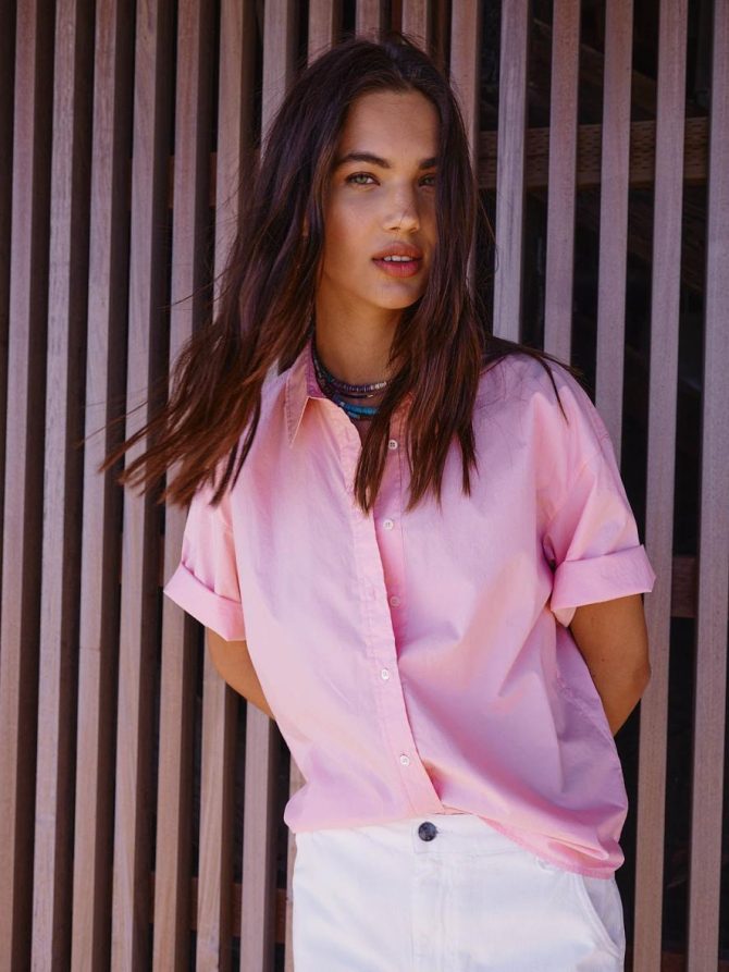 Xirena Shirts | Women Blush Pink Gracie Shirt