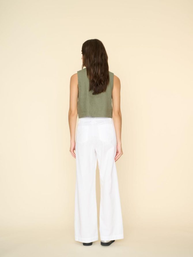 Xirena Pants & Jumpsuits | Women White Ledger Twill Pant