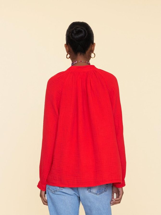 Xirena Tops | Women Real Red Truett Top