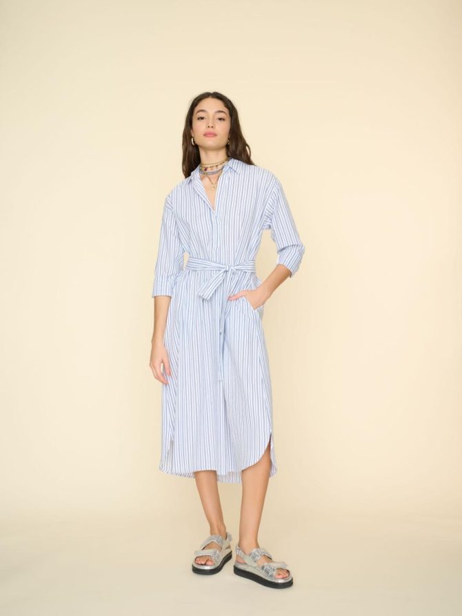 Xirena Dresses & Skirts | Women Coastal Stripe Marlowe Dress