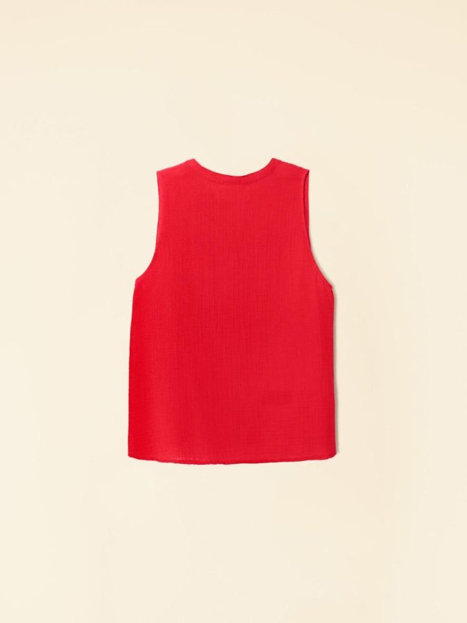 Xirena Tops | Women Real Red Tish Top