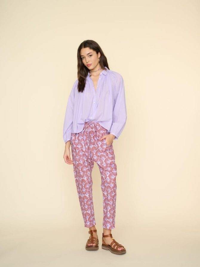 Xirena Pants & Jumpsuits | Women Violet Shells Draper Pant