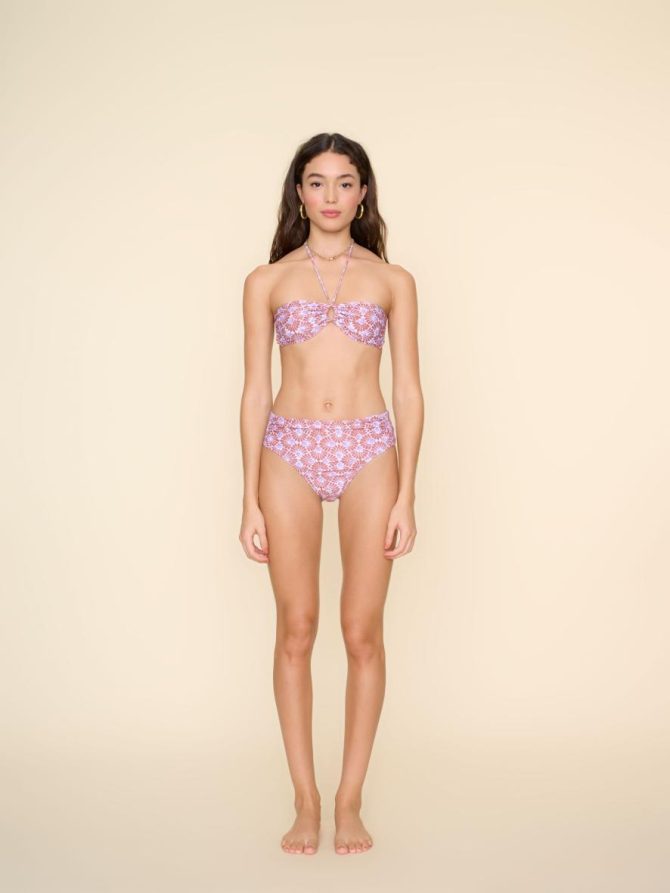 Xirena Swim | Women Violet Shells Dorie Bikini Bottom