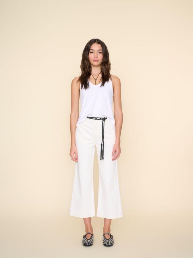 Xirena Pants & Jumpsuits | Women White Corbin Denim Pant