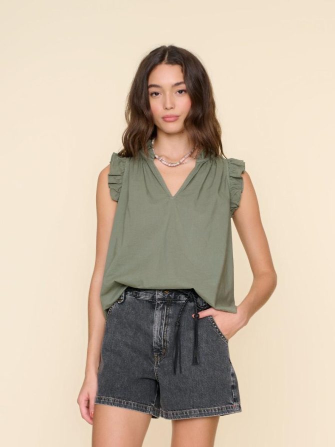 Xirena Tops | Women Mossy Bex Top