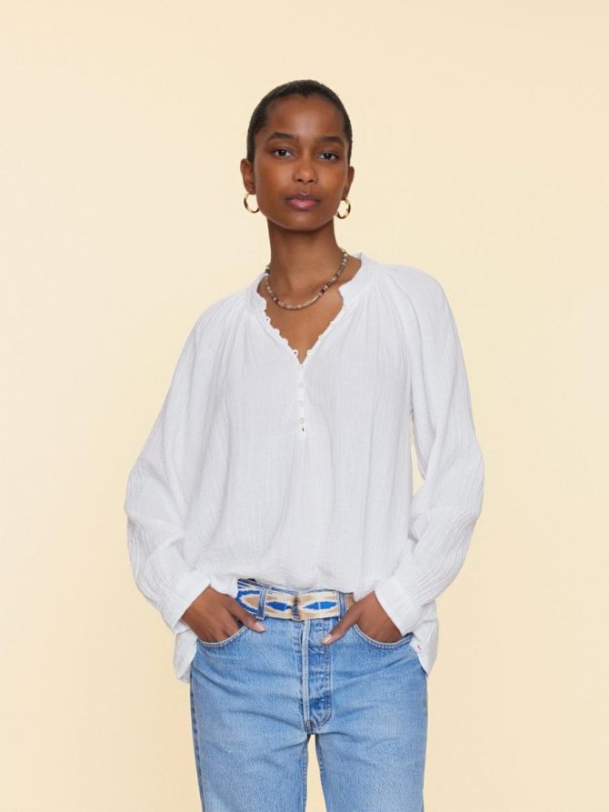 Xirena Tops | Women White Truett Top