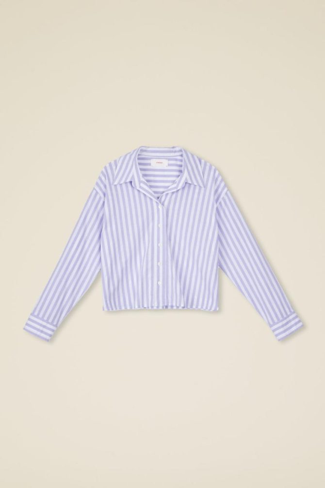 Xirena Shirts | Women Amethyst Stripe Morgan Shirt