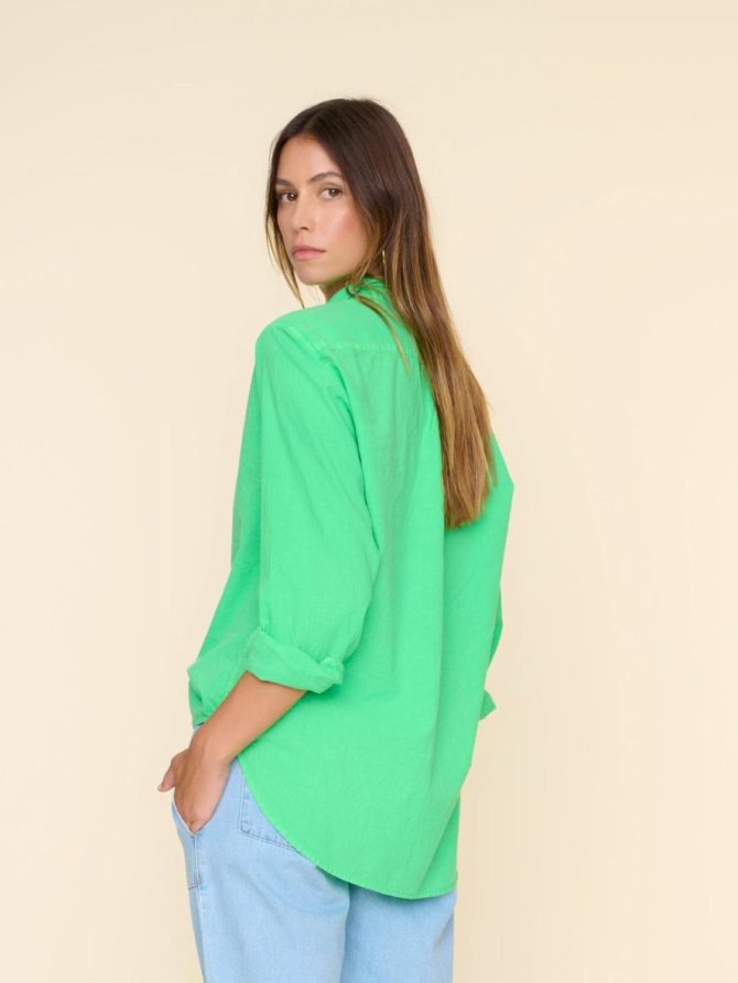 Xirena Shirts | Women Green Glow Beau Shirt