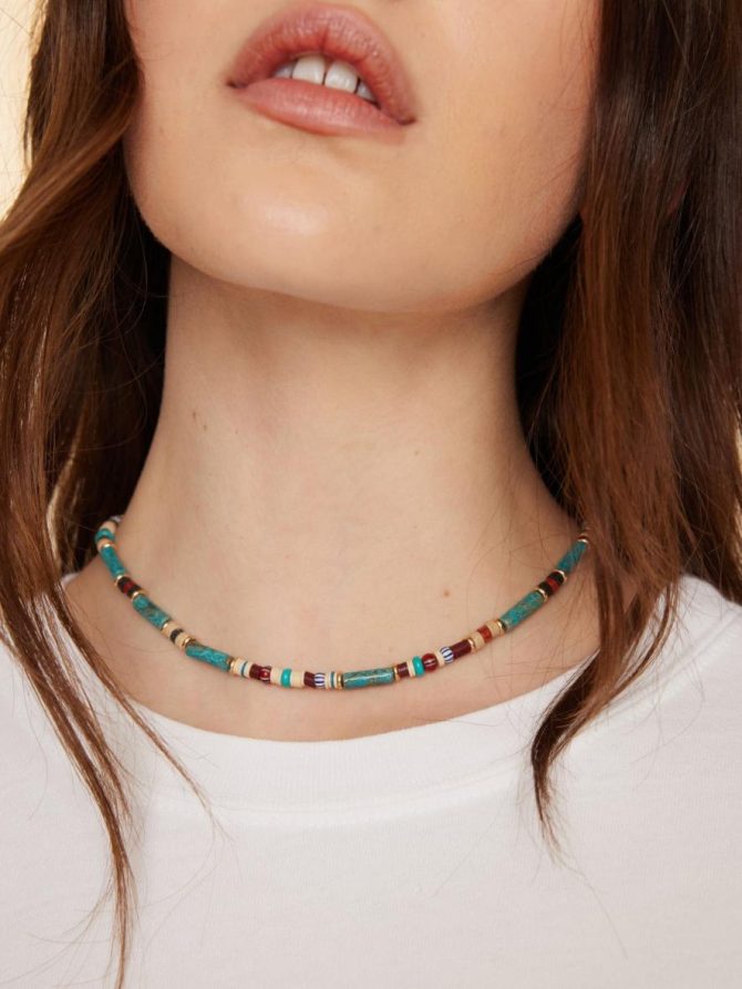 Xirena Accessories | Women Gachon Pothier Turquoise Ivory Diego Tubes Necklace