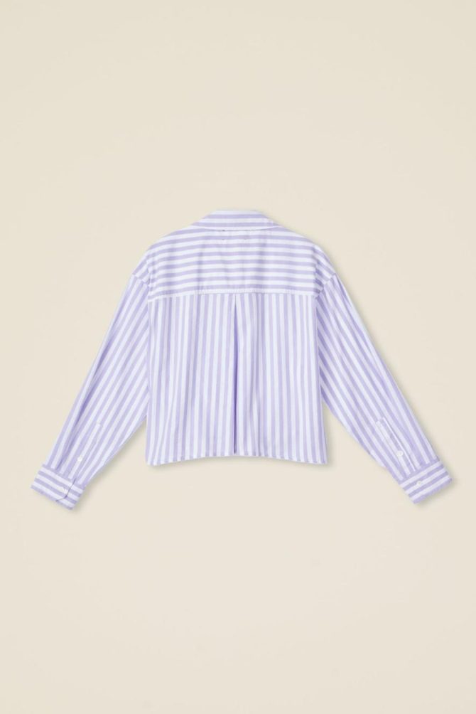 Xirena Shirts | Women Amethyst Stripe Morgan Shirt